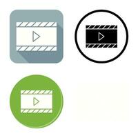 Unique Video and Animation Vector Icon