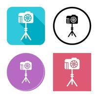 Unique Camera Stand Vector Icon