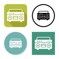 Casette Player Vector Icon