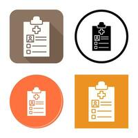 Medical Record Vector Icon