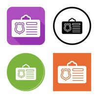 Id Card Vector Icon