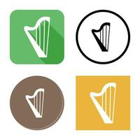 Harp Vector Icon