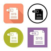 SYS Vector Icon