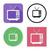 Television Broadcast Vector Icon