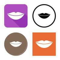 icono de vector de labios