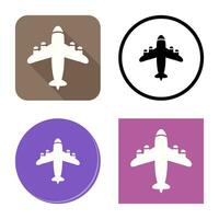 Flying Airplane Vector Icon