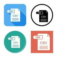CSV Vector Icon