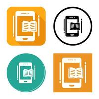 E Book Vector Icon