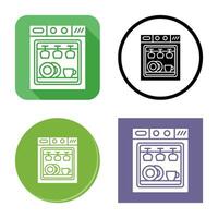 Dishwasher Vector Icon