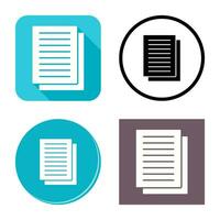 Document Vector Icon