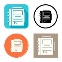 Spring Notebook Vector Icon