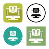 Digital Learning Vector Icon