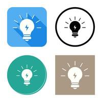 Light Bulb Vector Icon