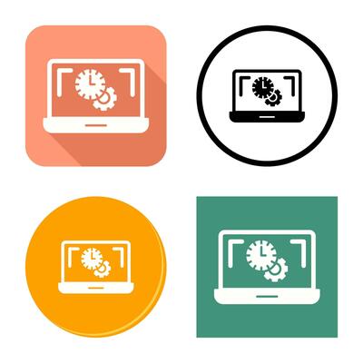 Flex Time Vector Icon