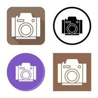 icono de vector de cámara de fotos