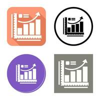 Growth Chart Vector Icon
