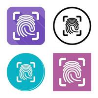 Finger Print Vector Icon