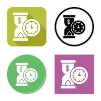 Time is Money Vector Icon