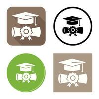 icono de vector de graduación