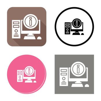 Computer Vector Icon