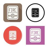 Fire Button Vector Icon