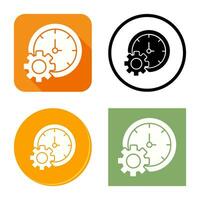 Time Setting Vector Icon