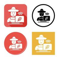 Farmer Vector Icon