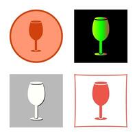 icono de vector de copa de vino