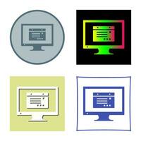 Unique Internet Ads Vector Icon