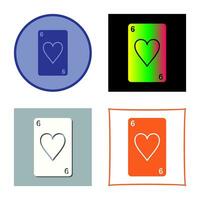 Hearts Card Vector Icon