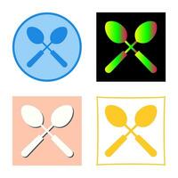 Spoons Vector Icon
