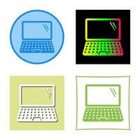 icono de vector de laptop