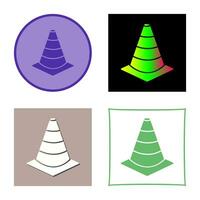 Unique Cone Vector Icon