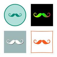 icono de vector de bigote