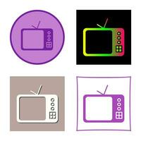 icono de vector de televisor