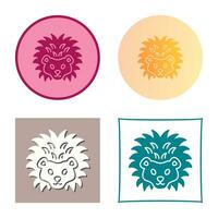 Hedgehog Vector Icon