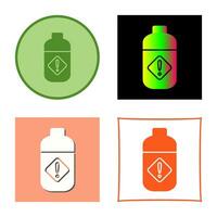 Pesticide Bottle Vector Icon