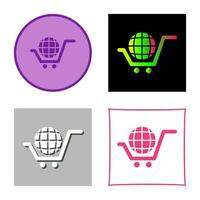 Global Shopping Vector Icon