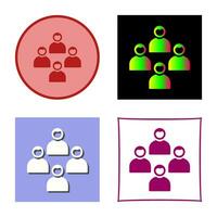 Network Group Vector Icon