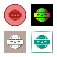 World Wide Web Vector Icon