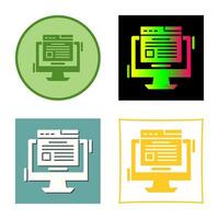 Blog Vector Icon