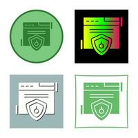 Web Security Vector Icon