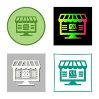 Online Shopping Vector Icon