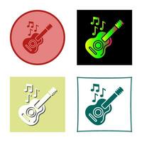 icono de vector de guitarra