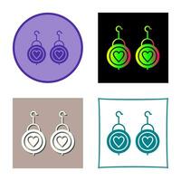 Earrings Vector Icon