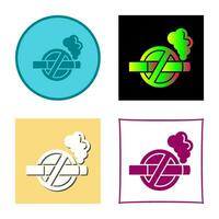 No Tobacco Vector Icon