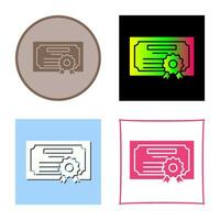 Diploma Vector Icon