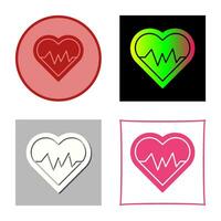 Heart Beat Vector Icon