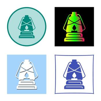 icono de vector de linterna
