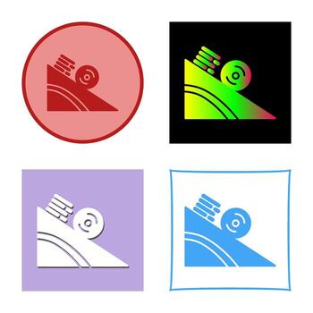 icono de vector rodante